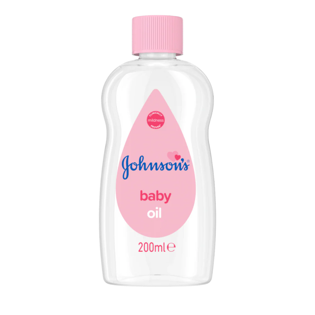 Johnson's Baby Oil 200ml Hypoallergenic Moisture Locking Formula