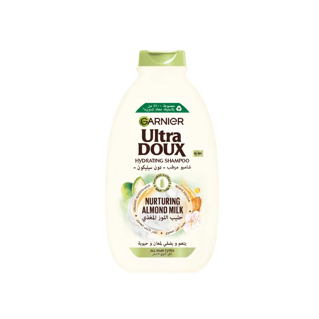 Ultra Doux Almond Milk Shampoo 400ml Hydrating Vegan Formula-1