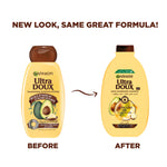 Garnier Ultra Doux Avocado Oil And Shea Butter Shampoo 400ml For Dry Hair-2