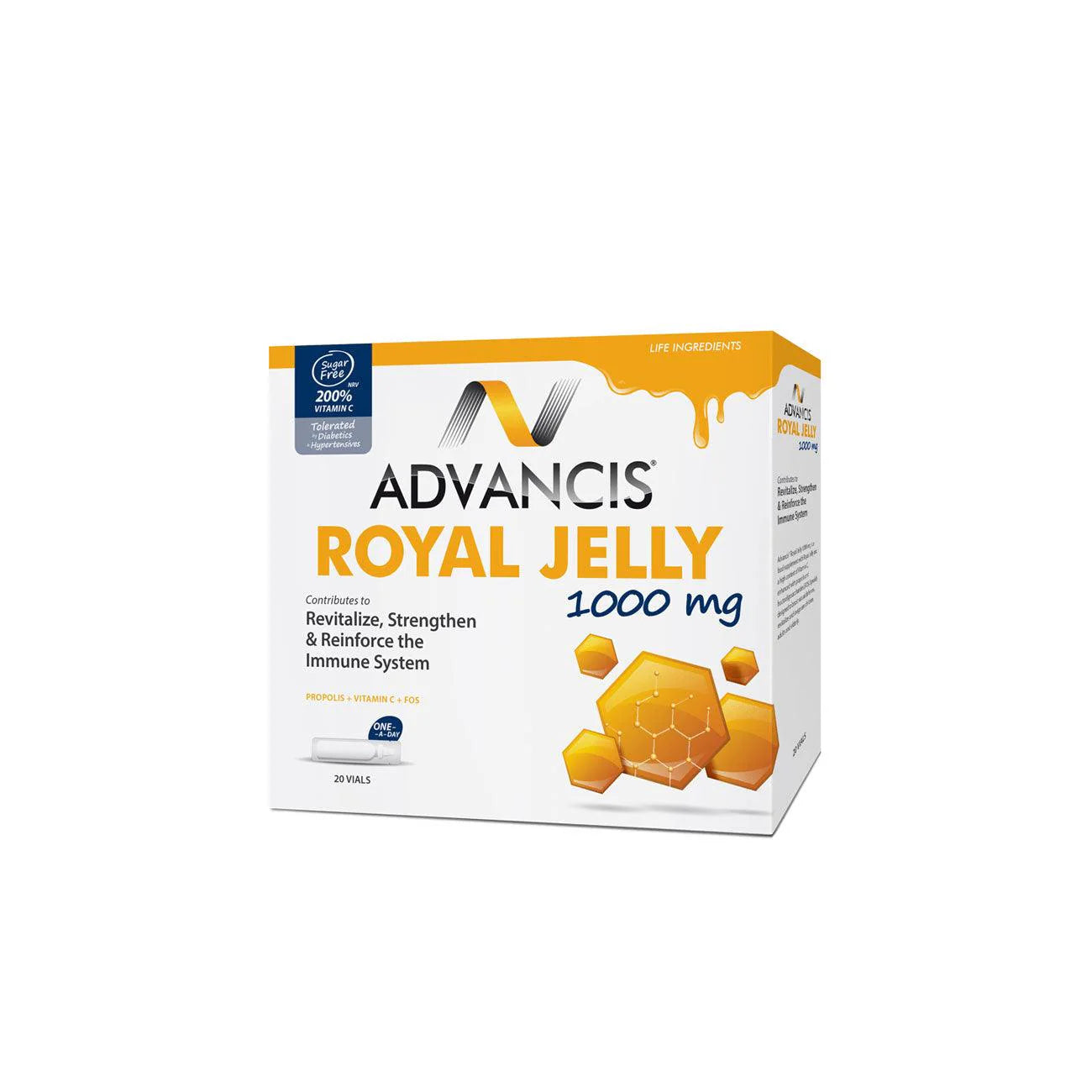 Advancis Royal Jelly 1000Mg 20 Vials