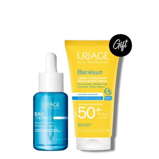 Uriage Eau Thermale H.A. Booster Serum 30ml + Bariesun Free