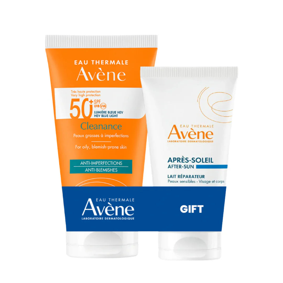Avene Cleanance SPF50 + Avene Apres Soleil Free