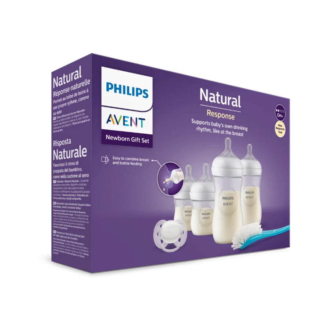 Philips Avent Natural Response Newborn Gift Set SCD838/11 Baby Bottles