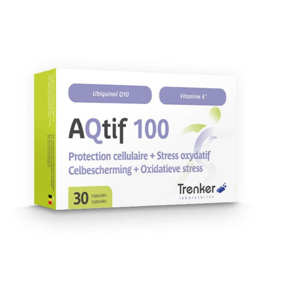 AQtif 100 30 Capsules High-Dose Ubiquinol And Vitamin E Supplement-1