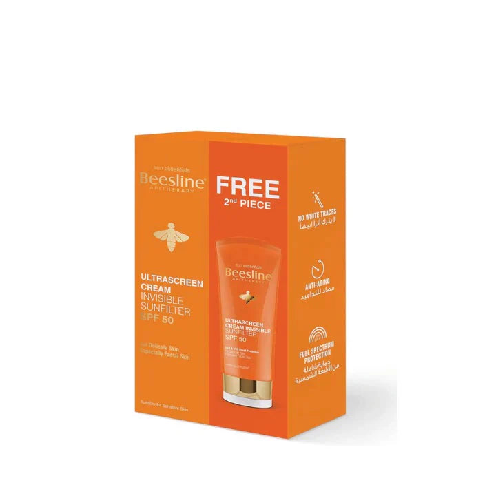 Beesline Ultrascreen Cream Invisible Spf50 Buy 1 Get 1