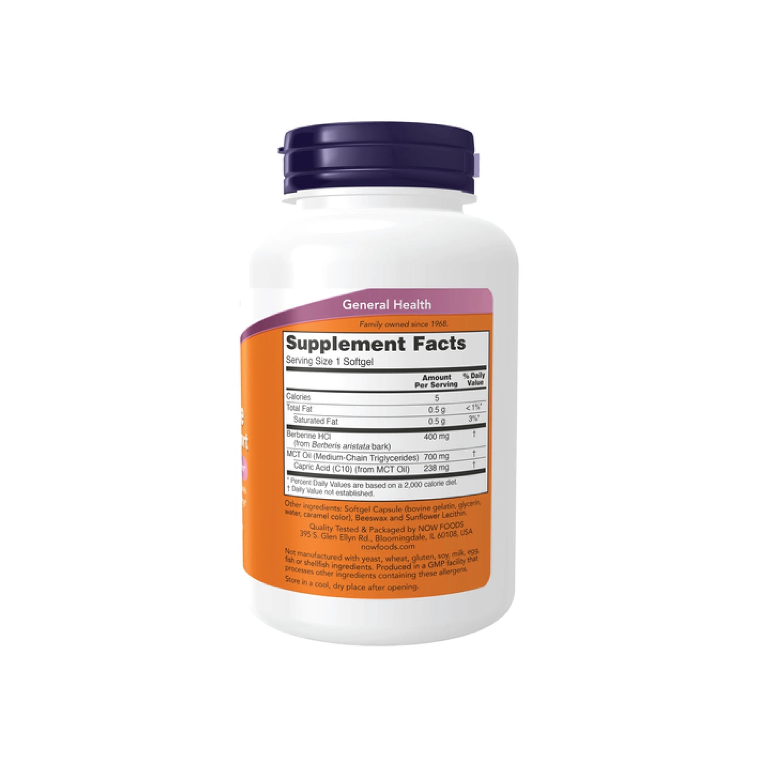 NOW Berberine Glucose Suport 60 Softgels
