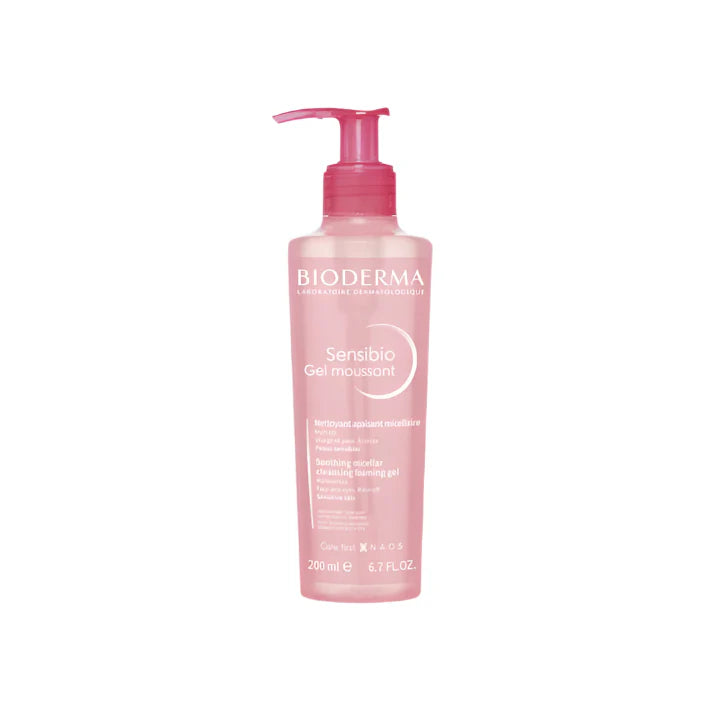 Bioderma Sensibio Gel Moussant 200ml Gentle Foaming Cleanser Sensitive Skin-1