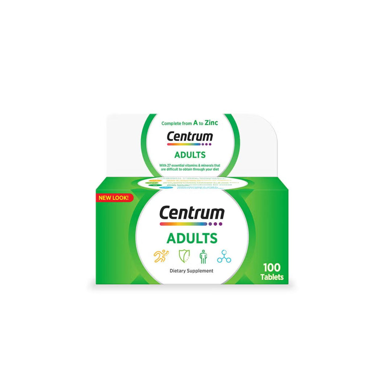CENTRUM ADULTS 100 TABLETS