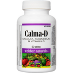 Webber Naturals Calma-D 60 Tablets Calcium Magnesium Vitamin D3 Supplement-1