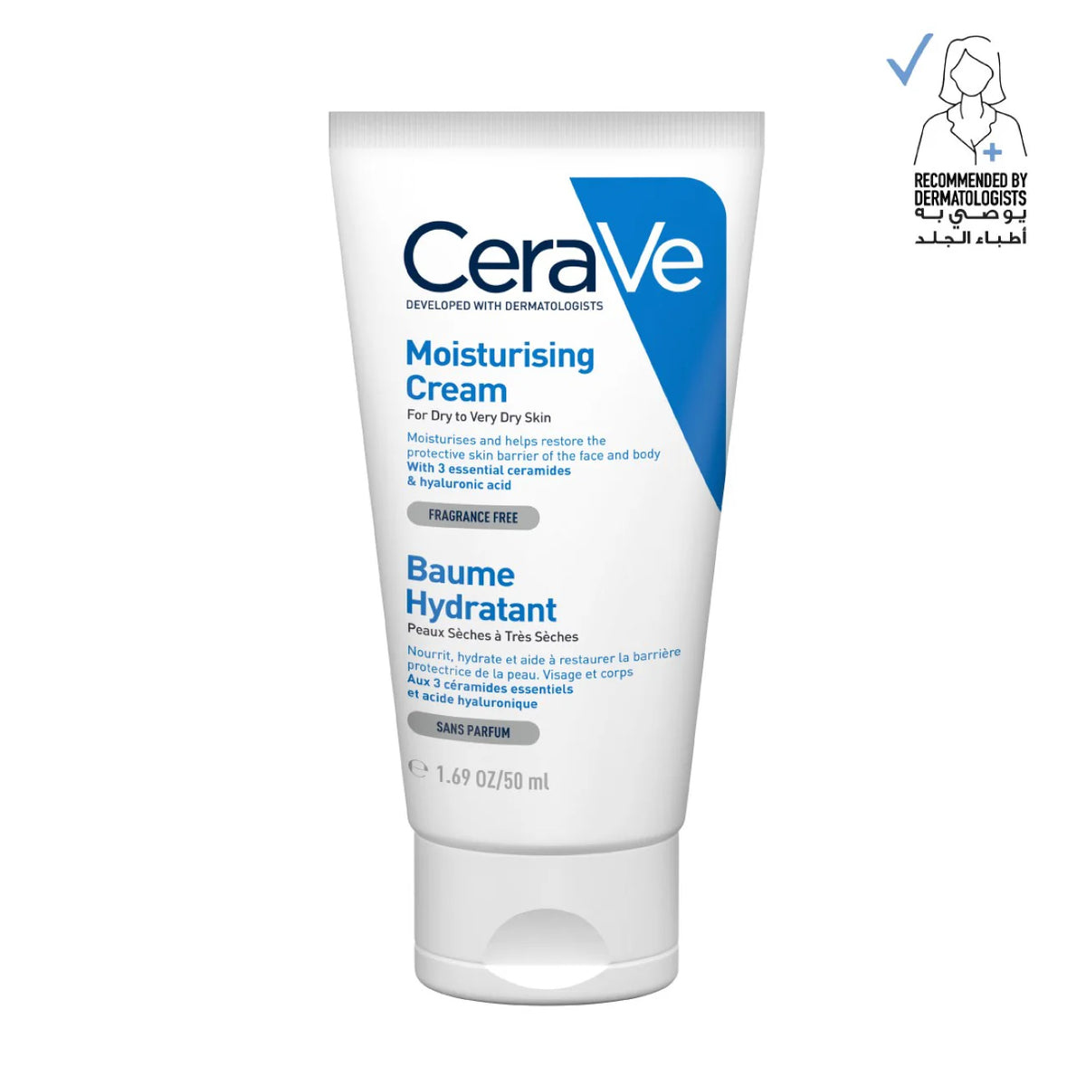 CeraVe Moisturizing Cream for Dry Skin With Hyaluronic Acid-1