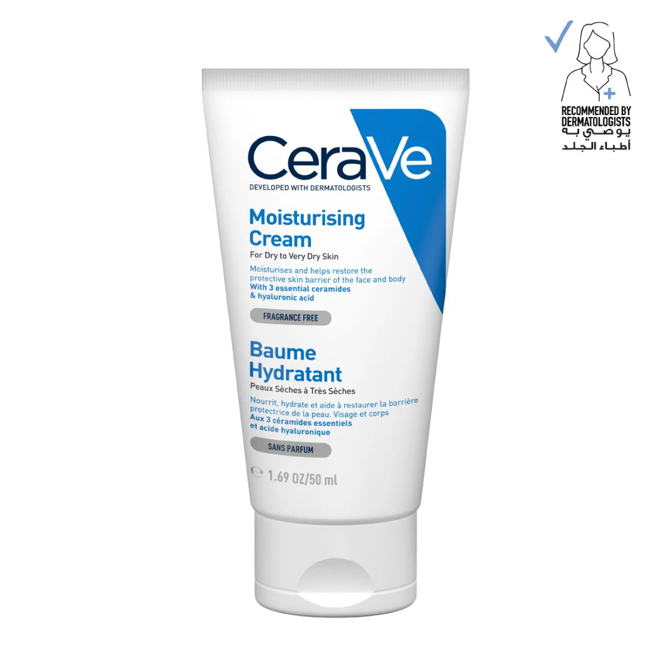 CeraVe Moisturizing Cream for Dry Skin With Hyaluronic Acid-1