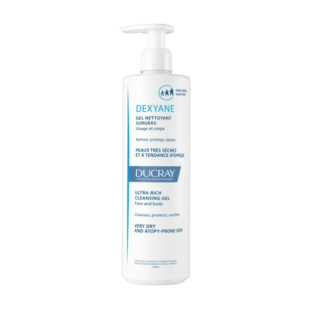 Ducray Dexyane Gel Nettoyant Surgras 400ml For Very Dry And Atopy-Prone Skin-1