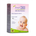 Fresh D 800 Oral Solution 50 Ml Vitamin D3 Cherry Flavor For Children-1