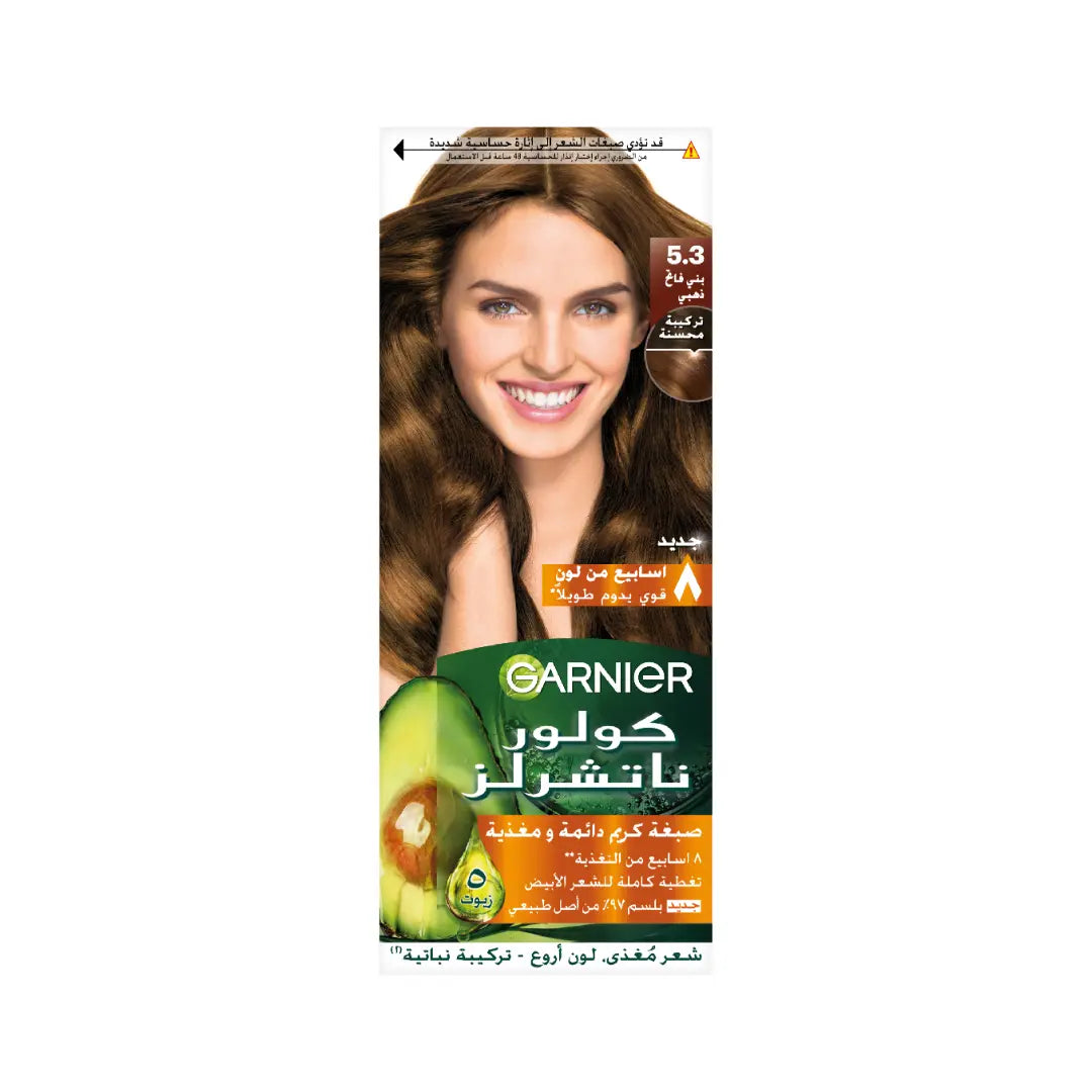 Garnier Color Naturals 5.3 Light Golden Brown Permanent Hair Color-1