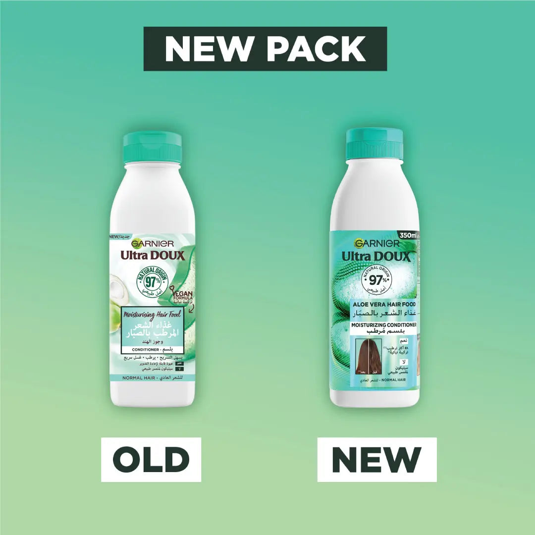 Garnier Ultra Doux Hair Food Conditioner Aloe Vera 350ml For Normal Hair-2