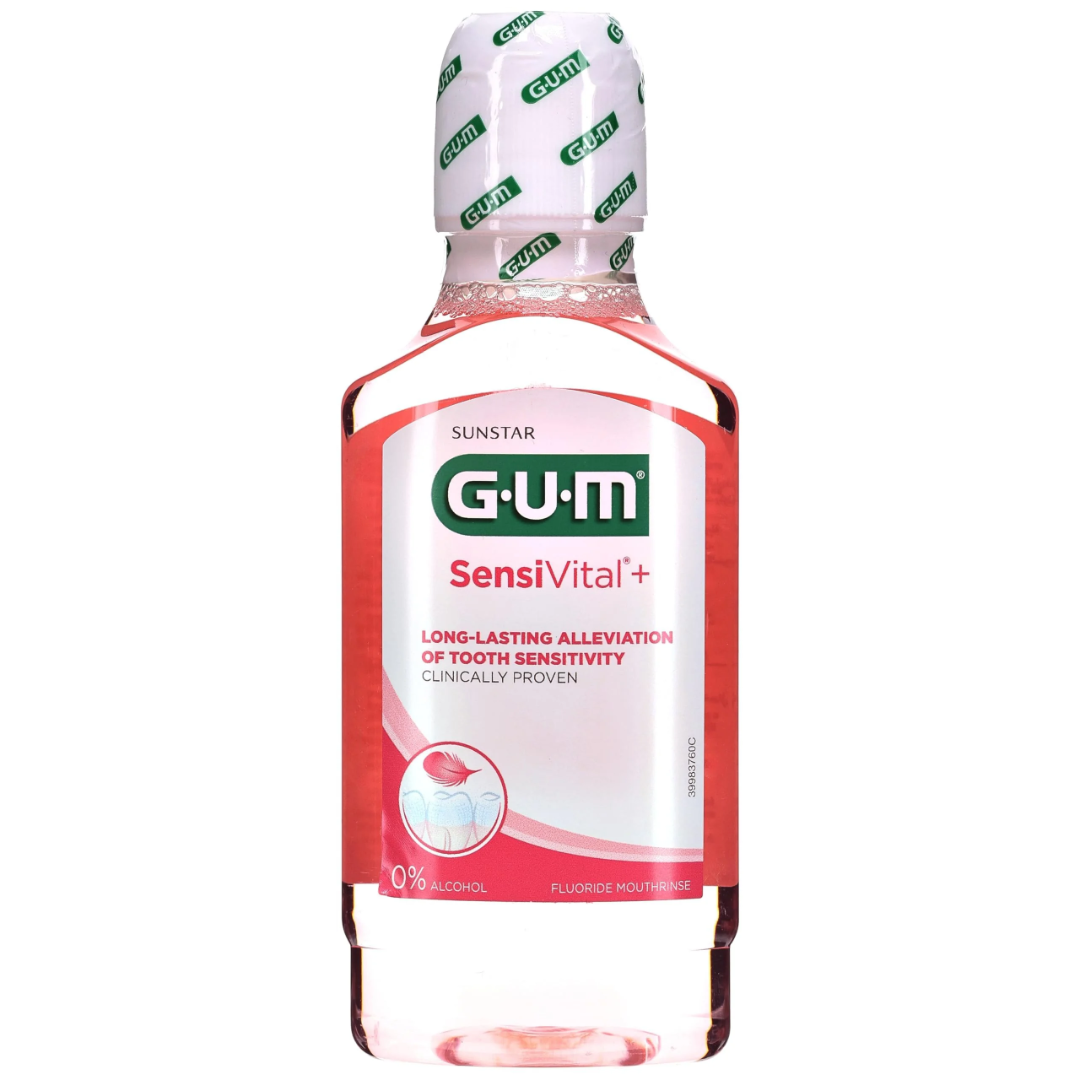 Gum Sensivital Plus Mouthwash 300ml For Sensitive Teeth Relief