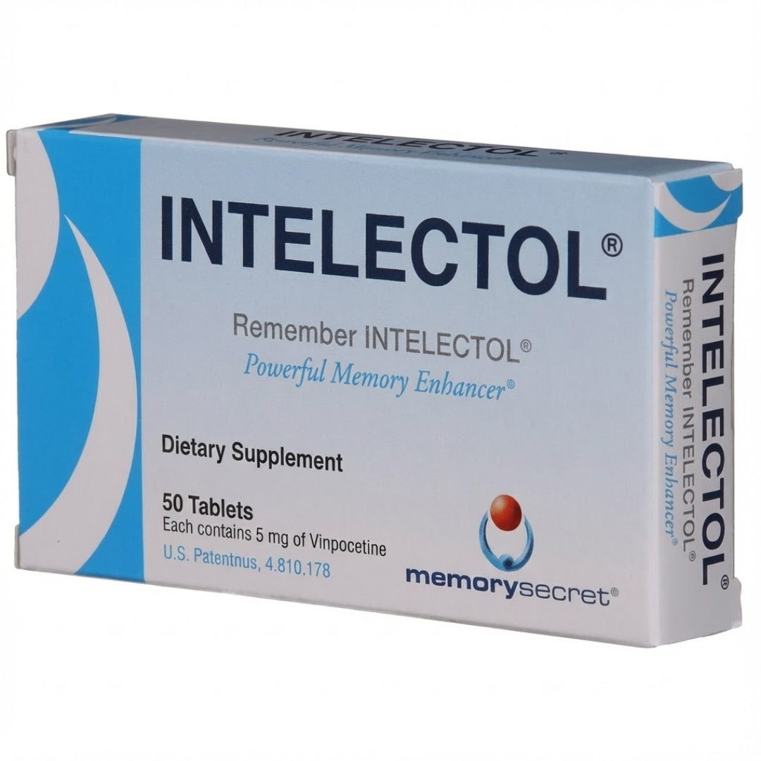 Intelectol 50 Mg Tablets For Cognitive Impairment Support, 50 Tablets-1