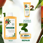 Klorane Masque Réparateur Mangue 150ml Nourishing Hair Mask-6