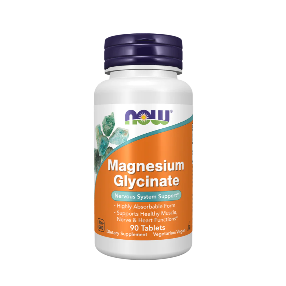 NOW Masgnesium Glycinate 90 Tabs