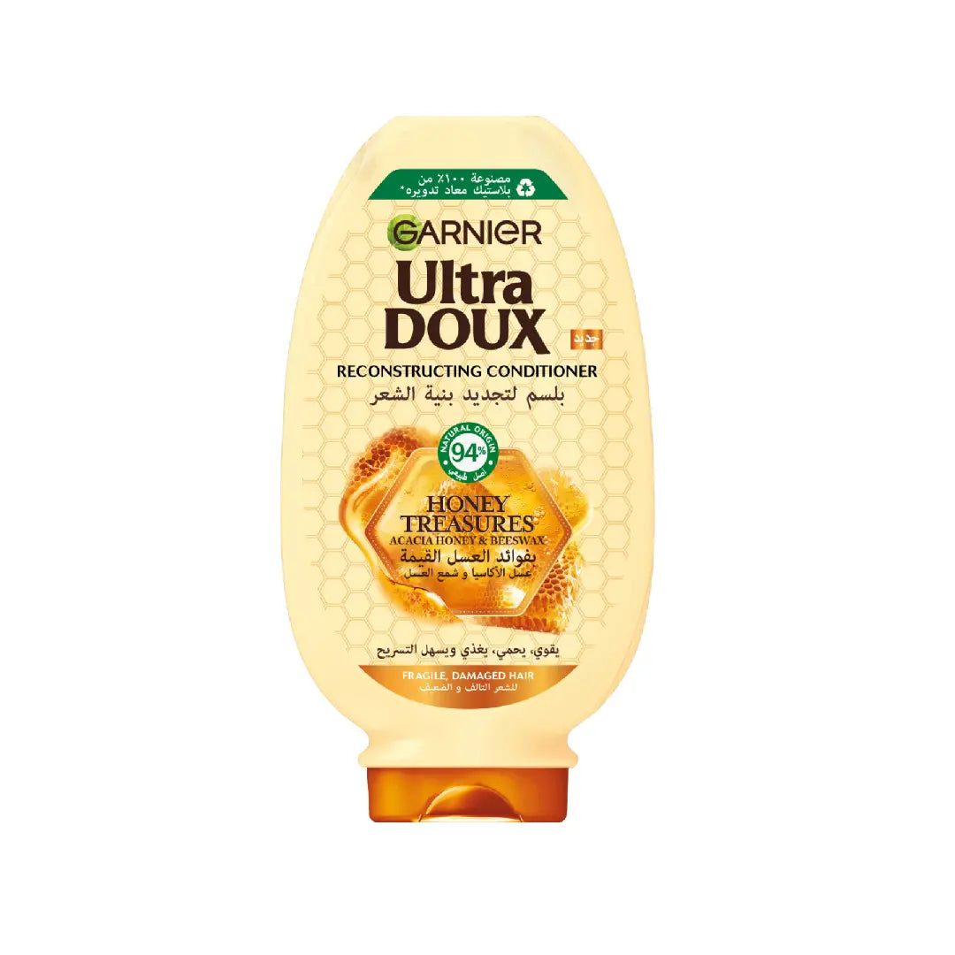 Garnier Ultra Doux Honey Treasures Conditioner 200ml For Damaged Hair-1