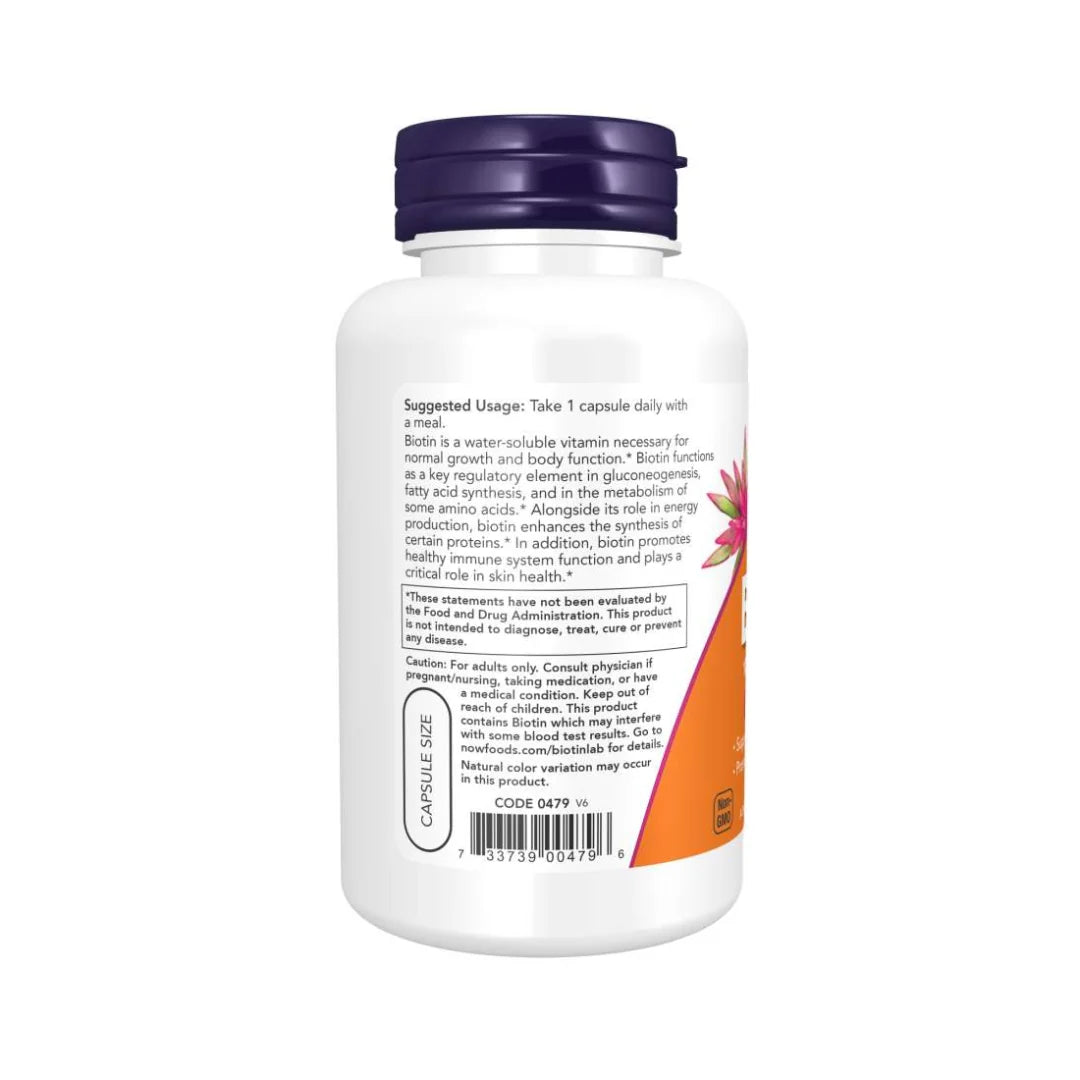 NOW Biotin 10000 Ug 100 Caps
