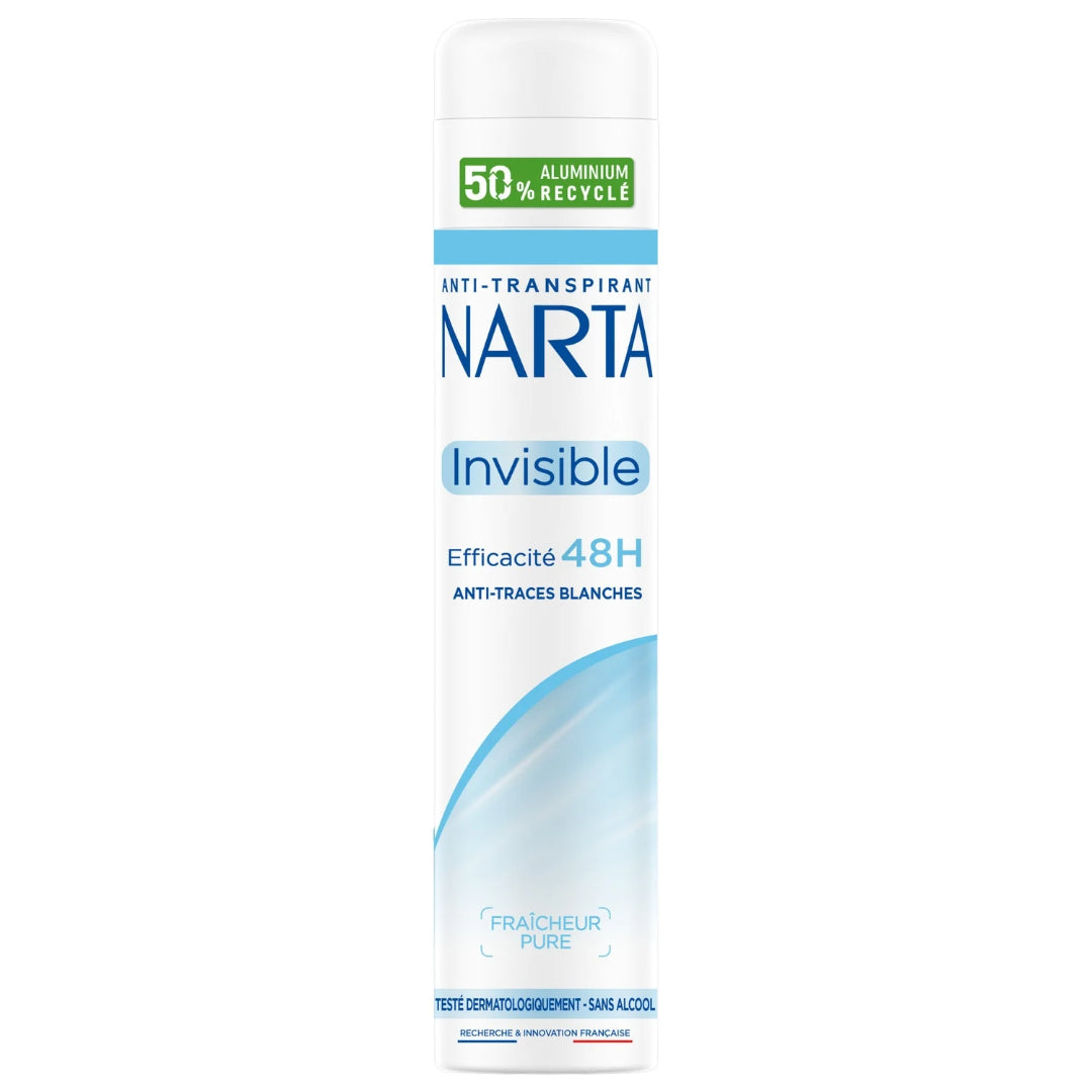 Narta Anti-Transpirant Invisible 48H Spray 200 Ml Alcohol-Free