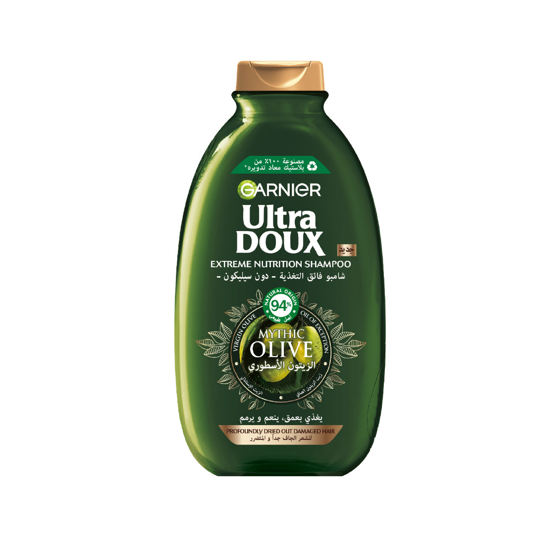 Garnier Ultra Doux Mythic Olive Shampoo 400ml Nourishing Formula-1