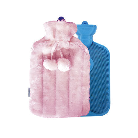 Optimal Rubber Hot Water Bag + Plush Cover