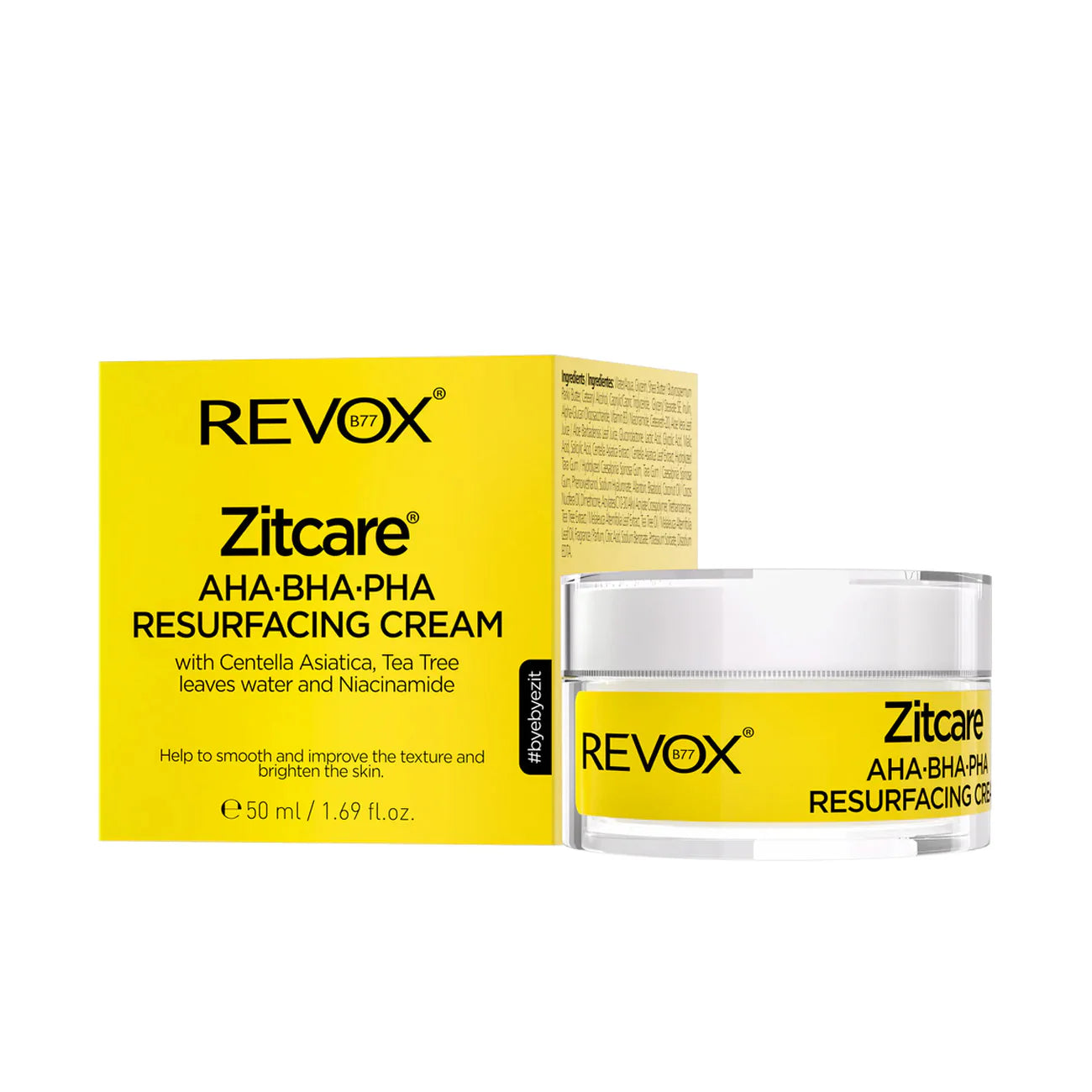 Revox B77 Zitcare AHA BHA PHA Resurfacing Cream 50ml For Radiant Skin-2