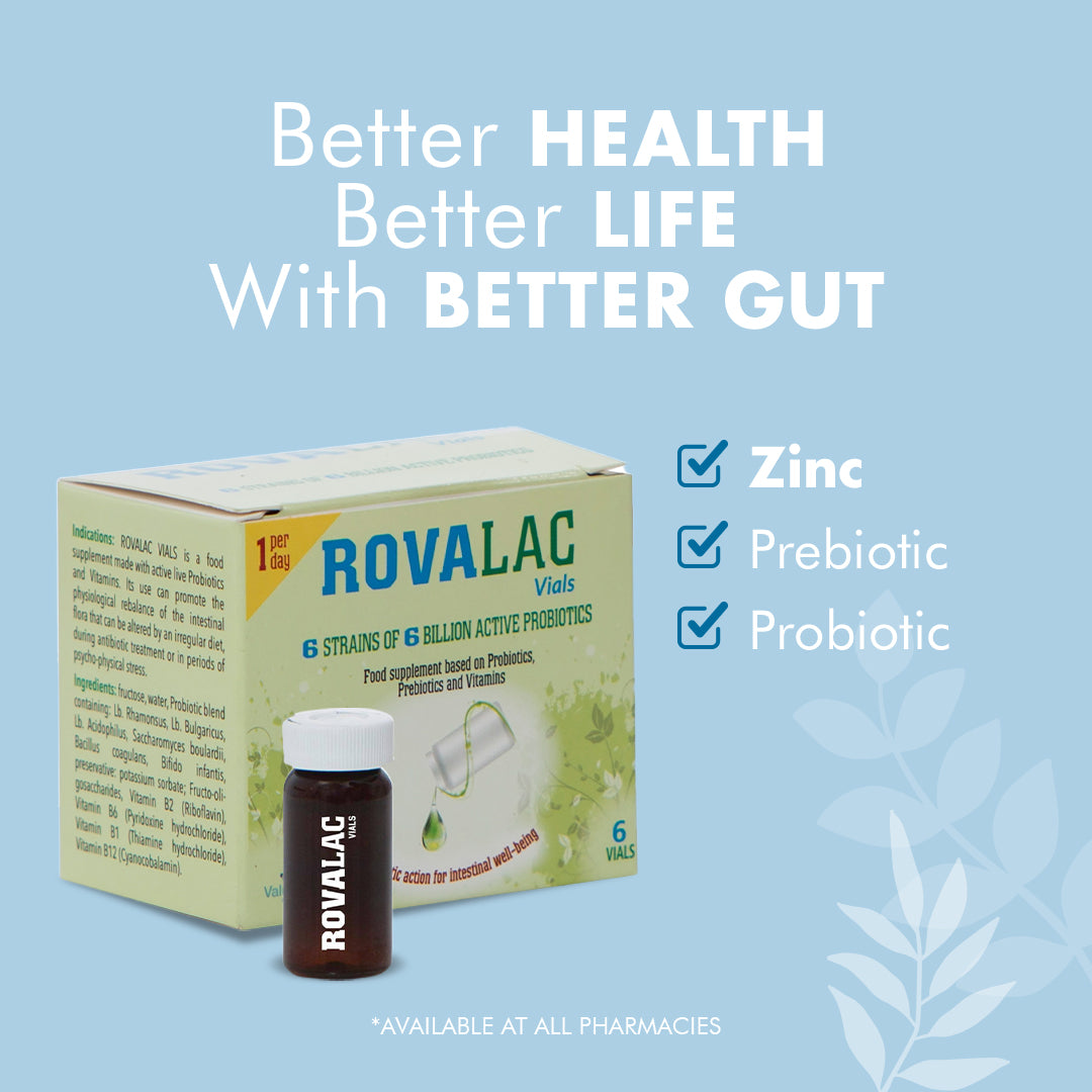 Rovalac Vials 6 x 10 Ml Probiotic Supplement For Intestinal Health-2