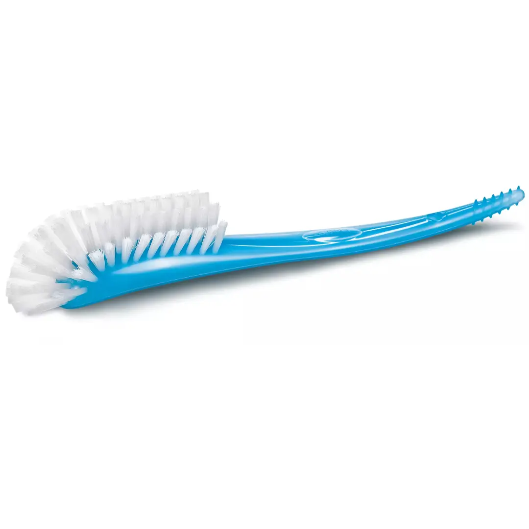 Philips Avent Bottle & Teat Brush SCF145/06 Blue, BPA-Free, Baby Cleaning Tool