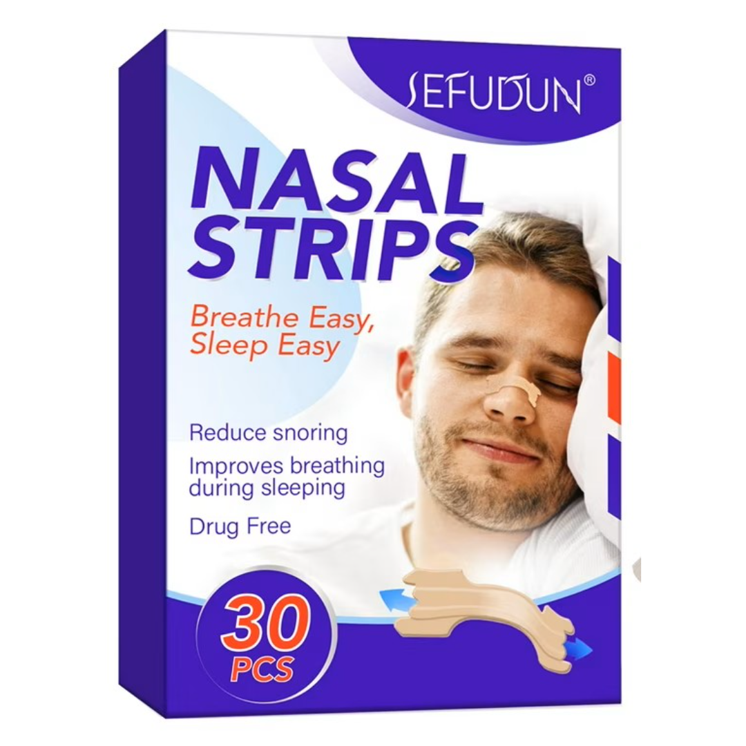 SEFUDUN Nasal Strips 30PCS Anti-Snoring Nasal Congestion Relief