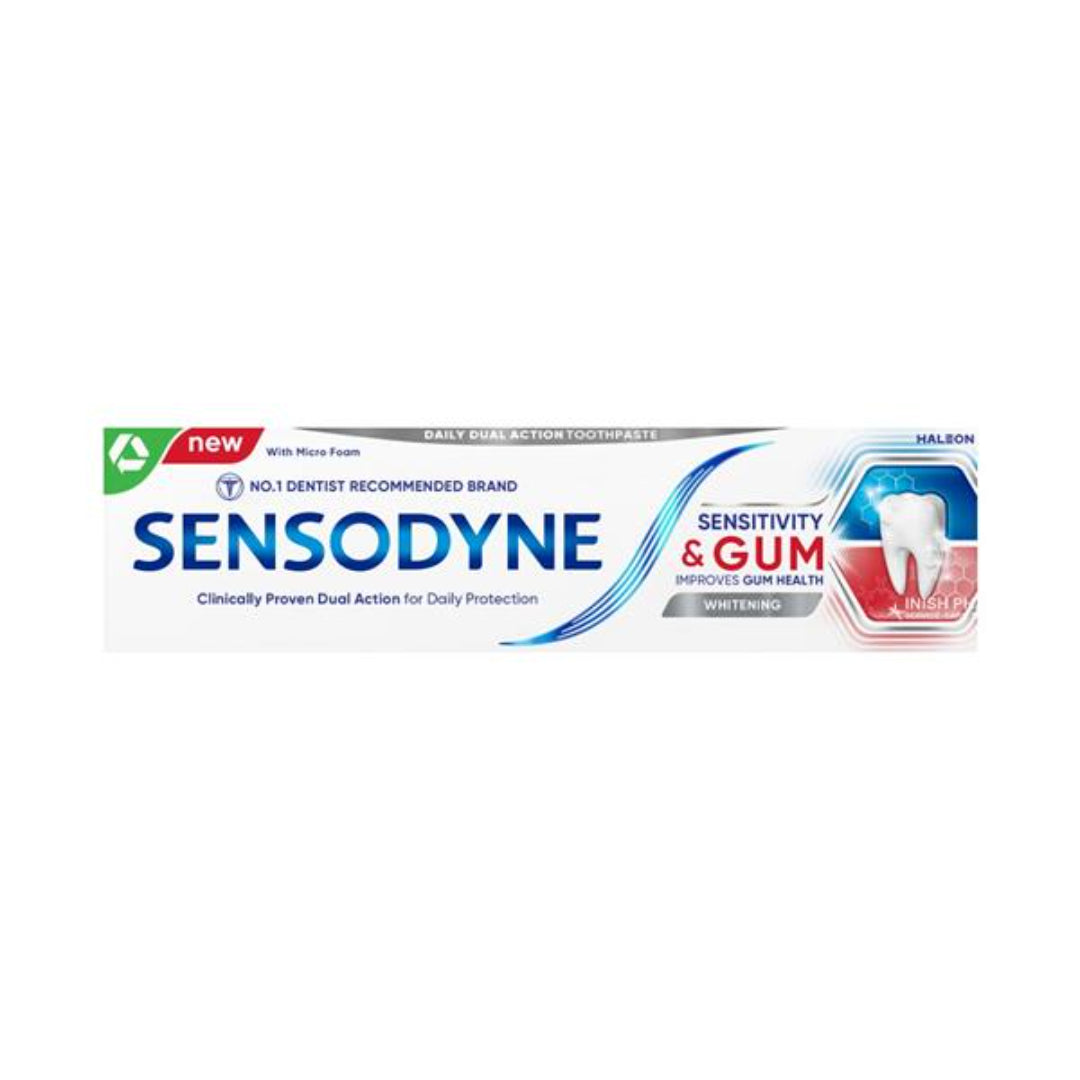 Sensodyne Sensitivity & Gum Whitening Toothpaste 75ml Dual Action