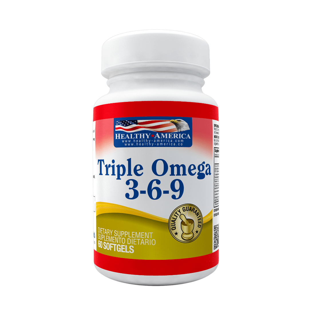 Triple Omega 3-6-9 1200 Mg 60 Softgels Balanced Fatty Acids Supplement-1