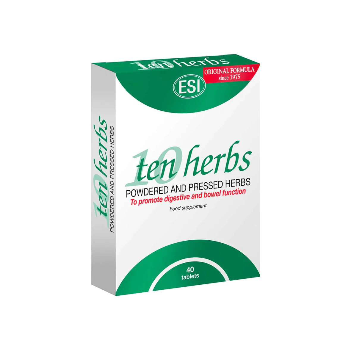 Ten Herbs 40 Tablets - Natural Digestive Support Herbal Supplement-1