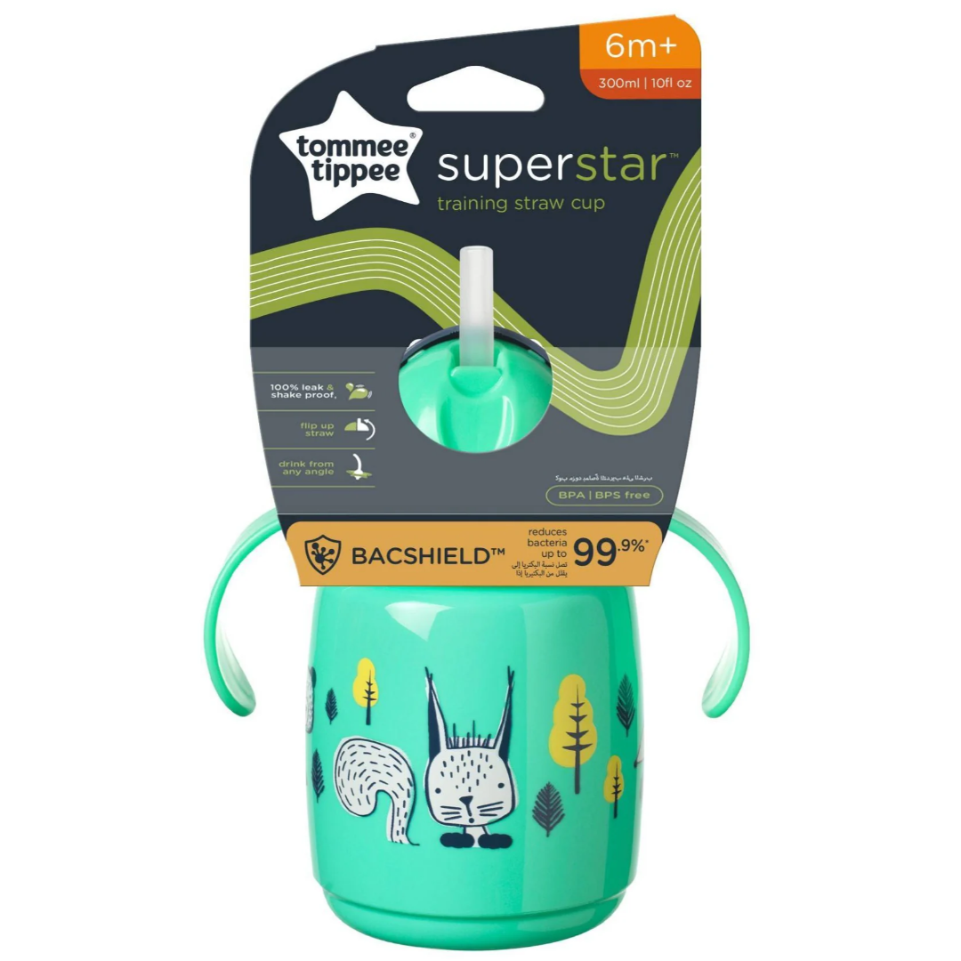 Tommee Tippee Superstar Insulated Straw Cup 6m Plus Leakproof Sippy Cup