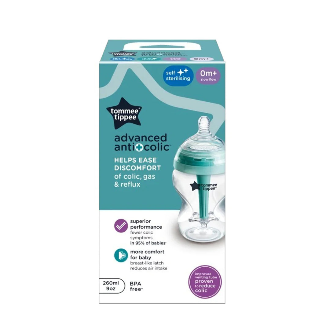 Tommee Tippee Advanced Anti-Colic Bottle 260ml With Slow Flow Teat
