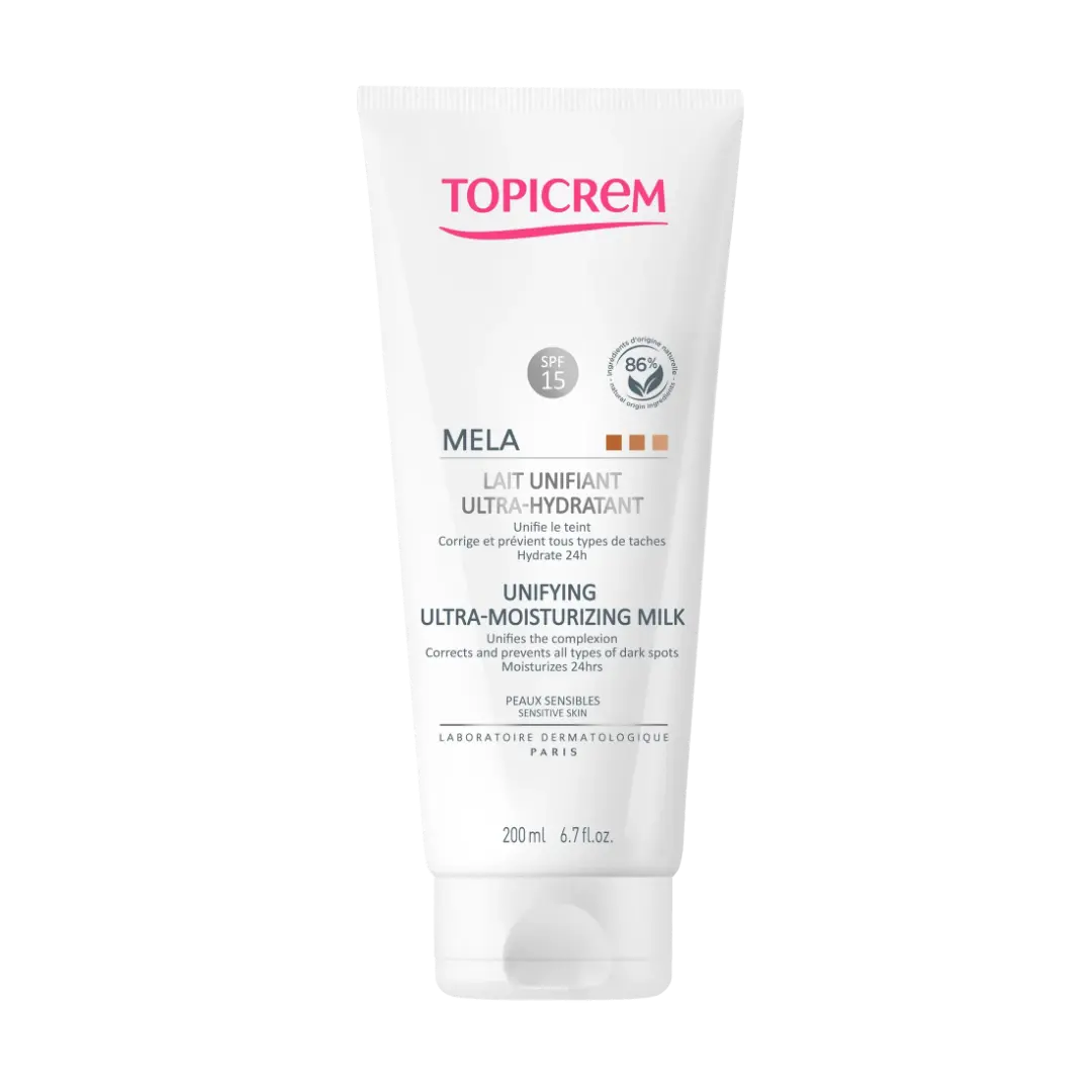 Topicrem Mela Lightening Ultra-Moisturizing Milk 200ml For All Skin Types-1
