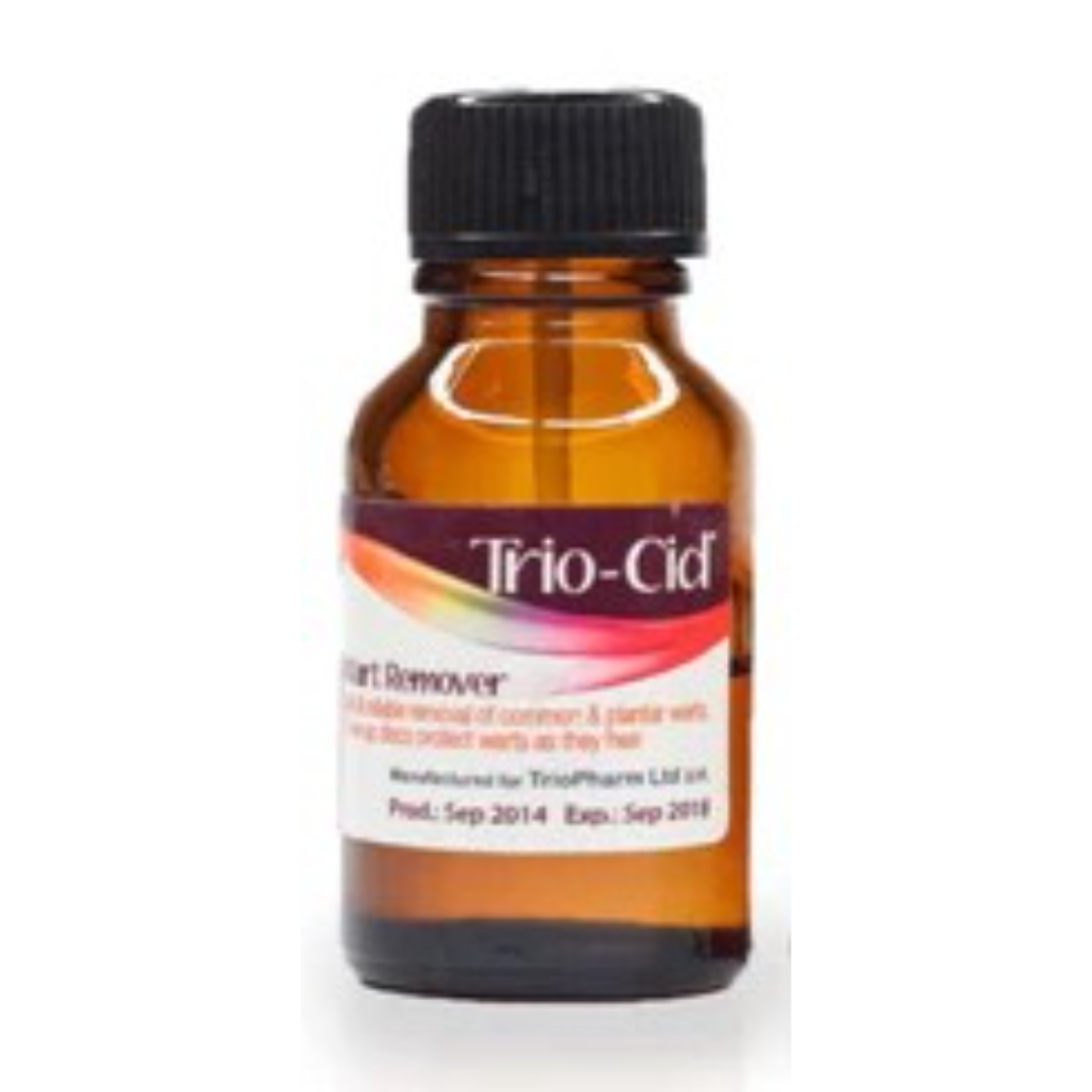 Trio-Cid Warts Remover Solution 15 Ml Wart Treatment Liquid