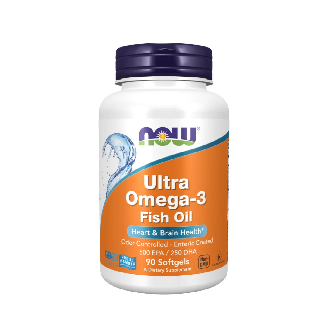 NOW Ultra Omega 3 Fish Oil 90 Softgels