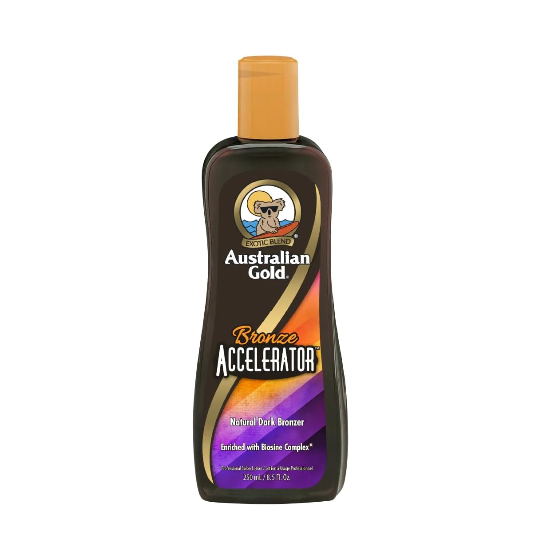 Australian Gold Bronzing Accelerator Dark Tanning Lotion 250Ml