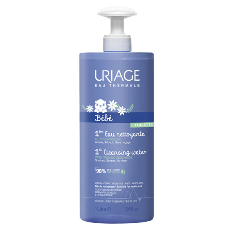 Uriage Bebe 1Ere Eau Nettoyant Sans Rincage 500 Ml