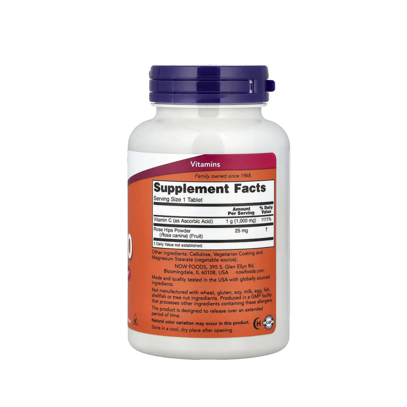 NOW Vitamin C-1000 - 100 Tablets