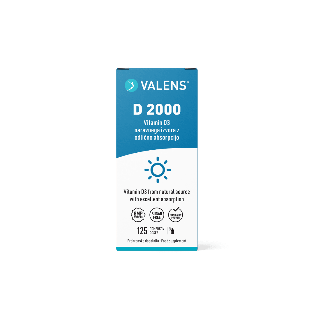 Valens Vitamin D3 Spray 2000 IU 25 mL High Absorption Orange Flavor-2