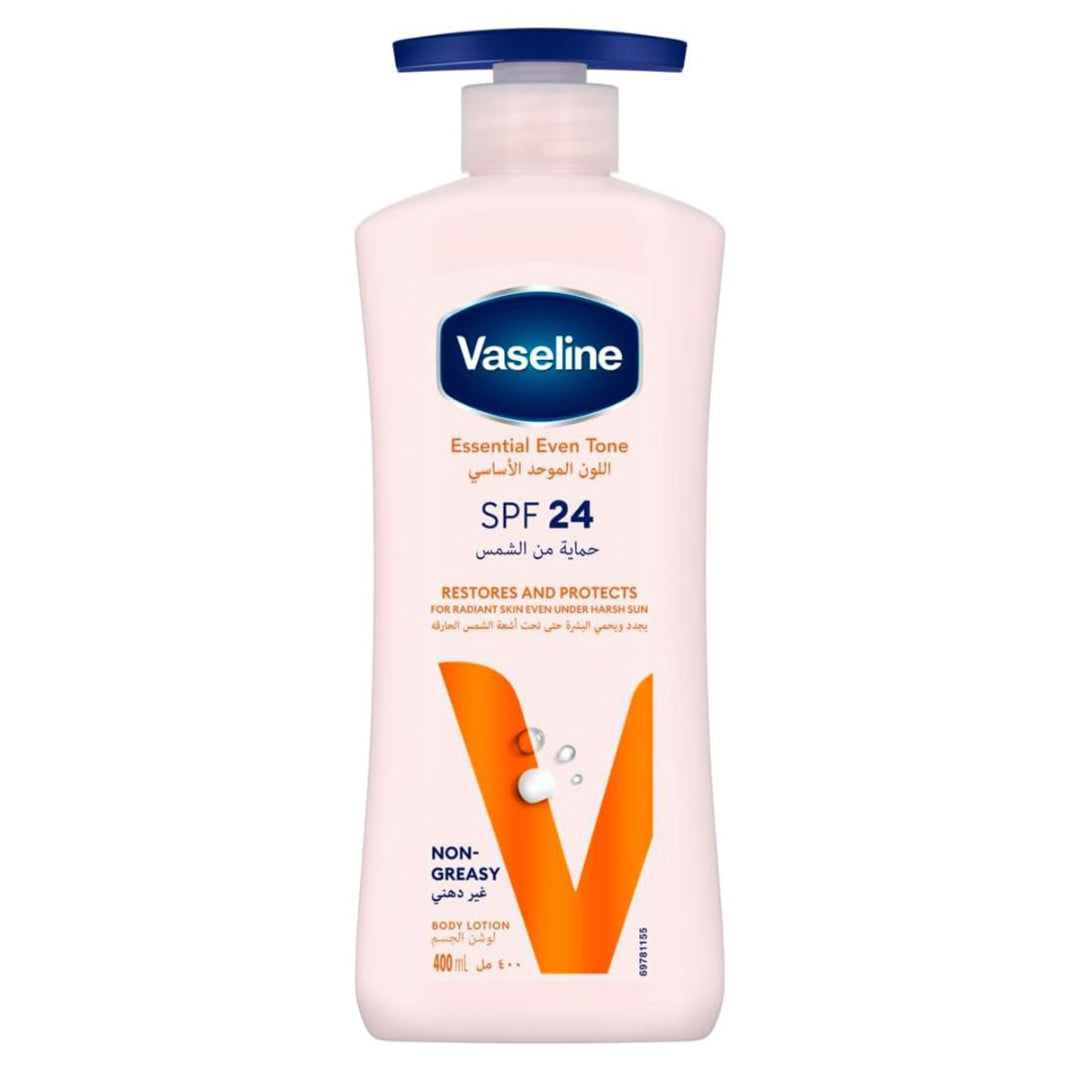 Vaseline Essential Even Tone SPF24 Body Lotion 400ml For Even Skin-1