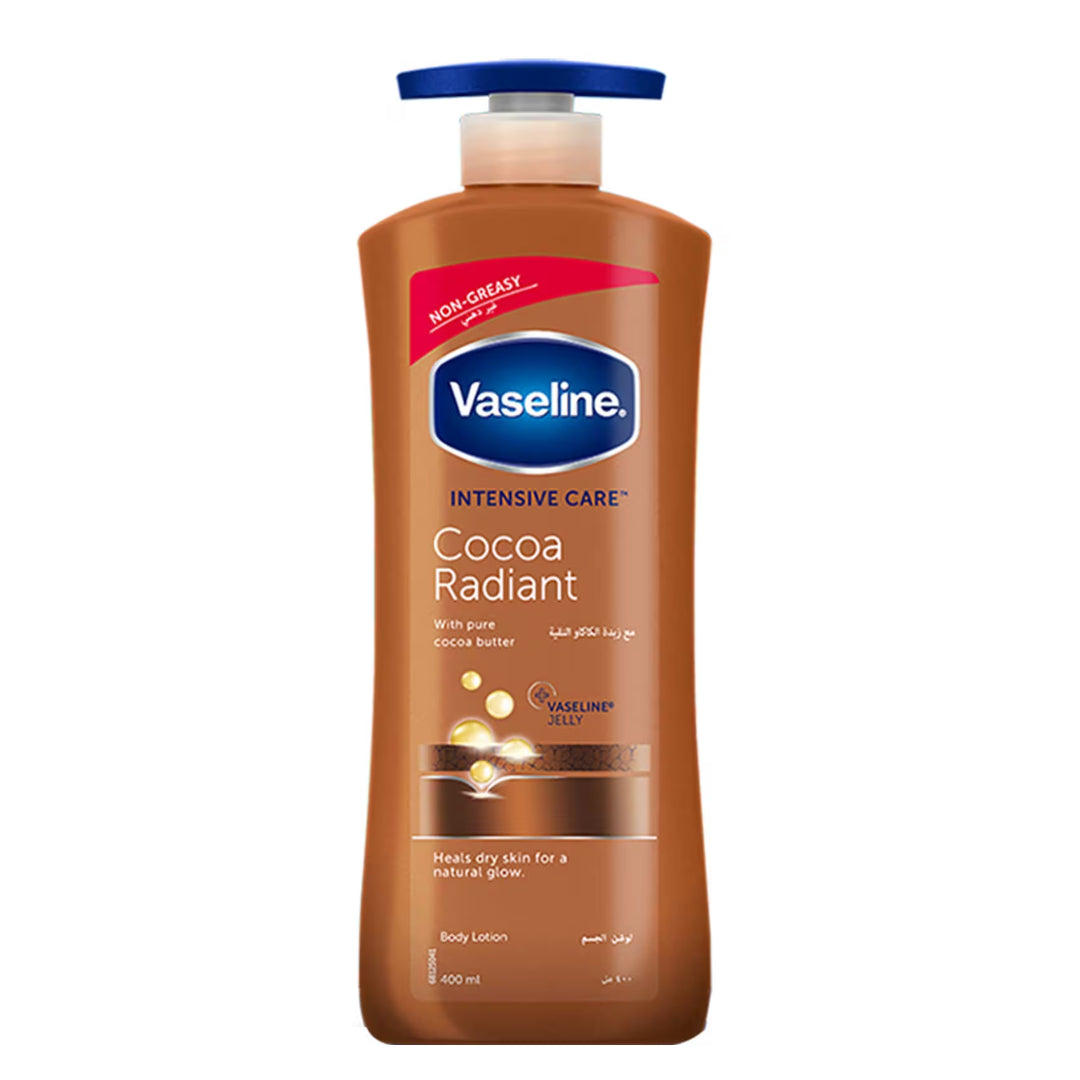 Vaseline Intensive Care Cocoa Radiant Body Lotion 400ml For Dry Skin-1