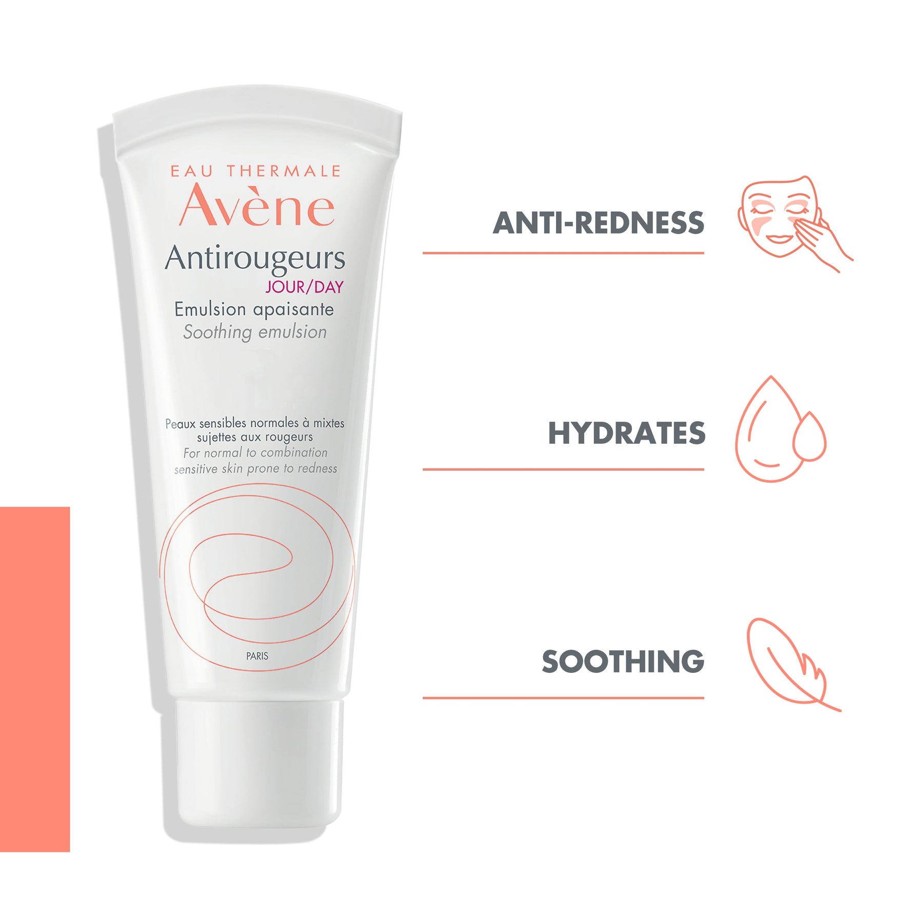 Avène Antirougeurs Jour Soothing Emulsion SPF 30 40ml-2
