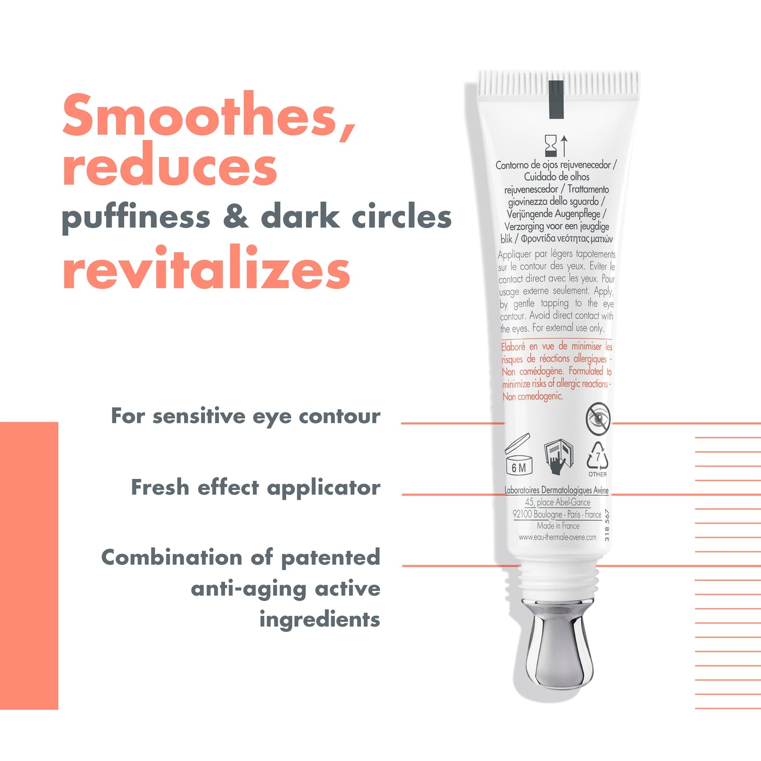 Avene DermAbsolu Youth Eye Care 15ml Anti-Aging Eye Cream-2