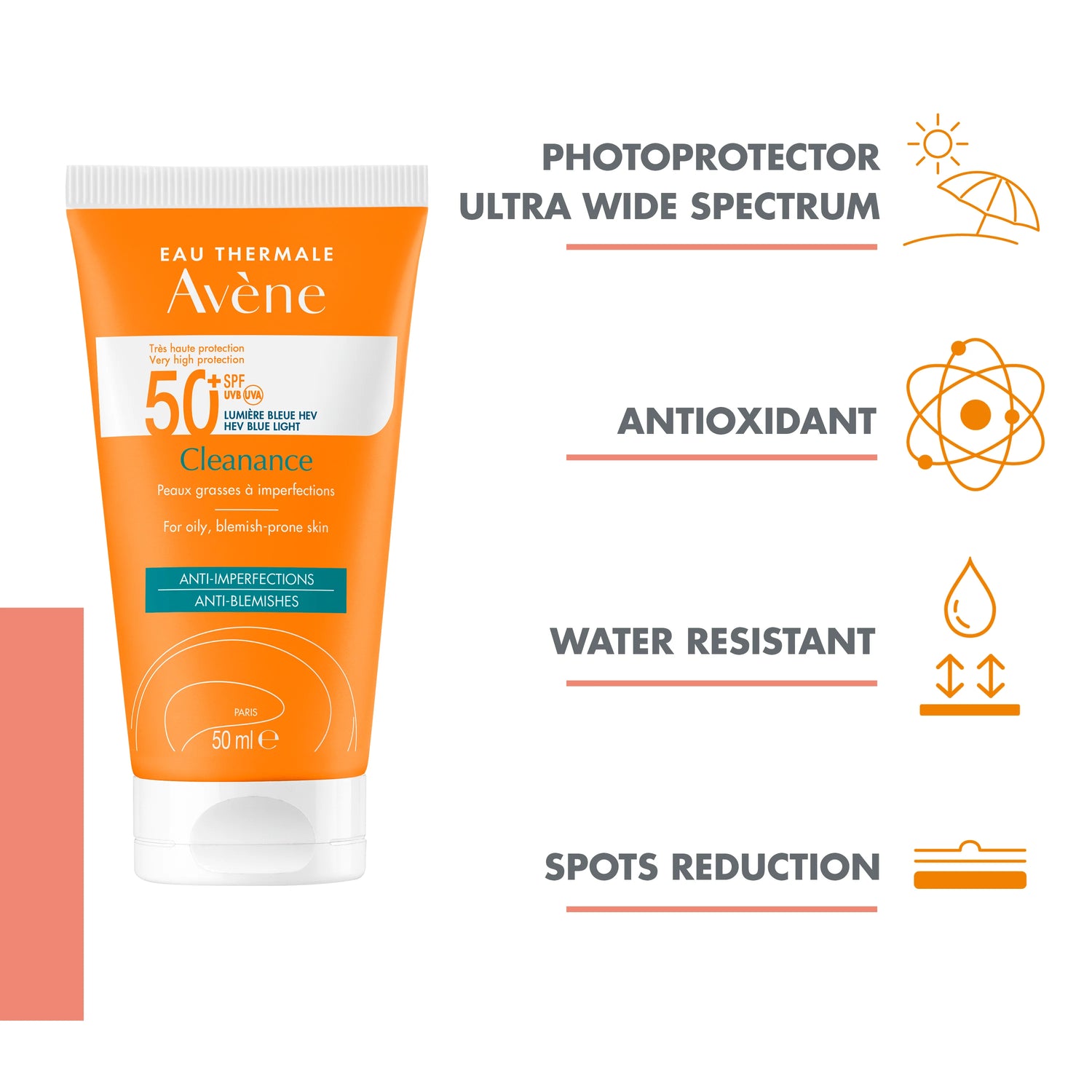 Avene Cleanance Sunscreen SPF 50+