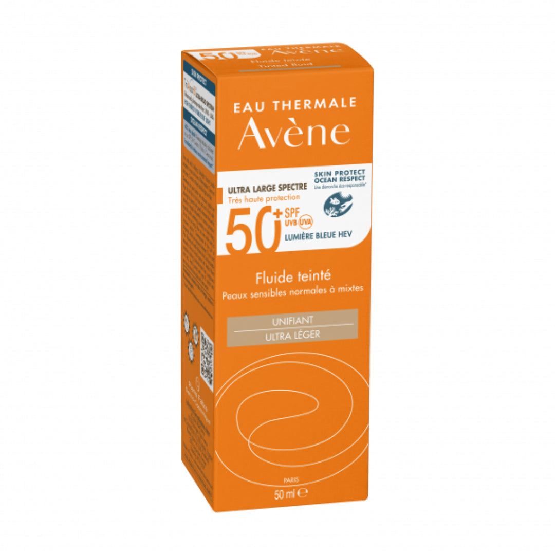 Avene Ecran Fluide Teinte SPF 50+ 50ml Tinted Sunscreen Fluid